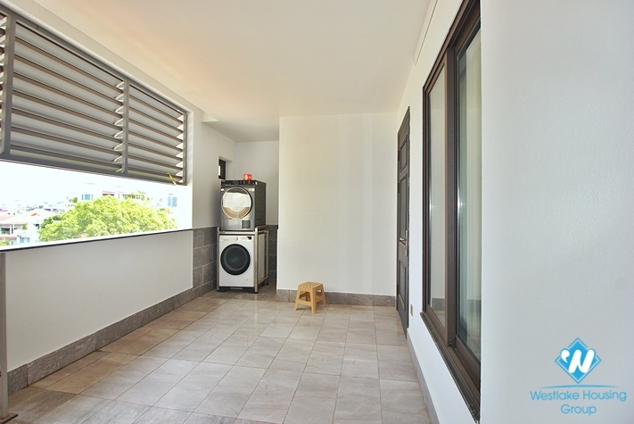 Giant terrace penhouse 4beds apartment for rent in To Ngoc Van st, Tay Ho