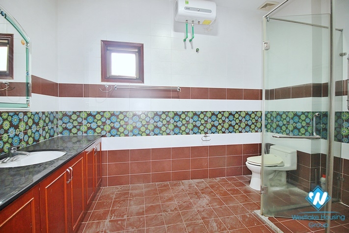 Spacious villa with swimming pool for rent in To ngoc van, Tay ho