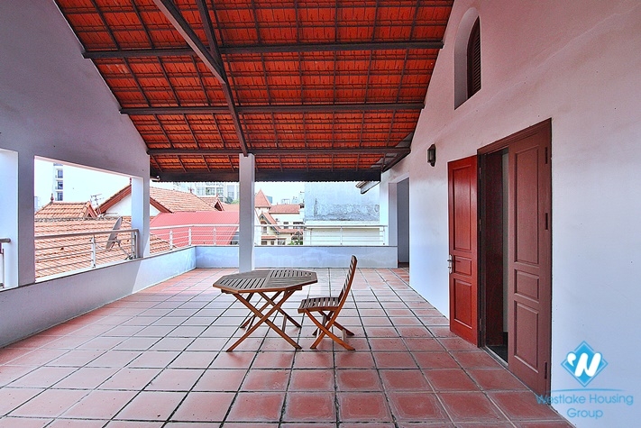 Spacious villa with swimming pool for rent in To ngoc van, Tay ho