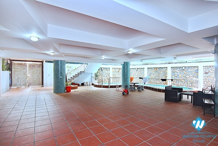 Spacious villa with swimming pool for rent in To ngoc van, Tay ho