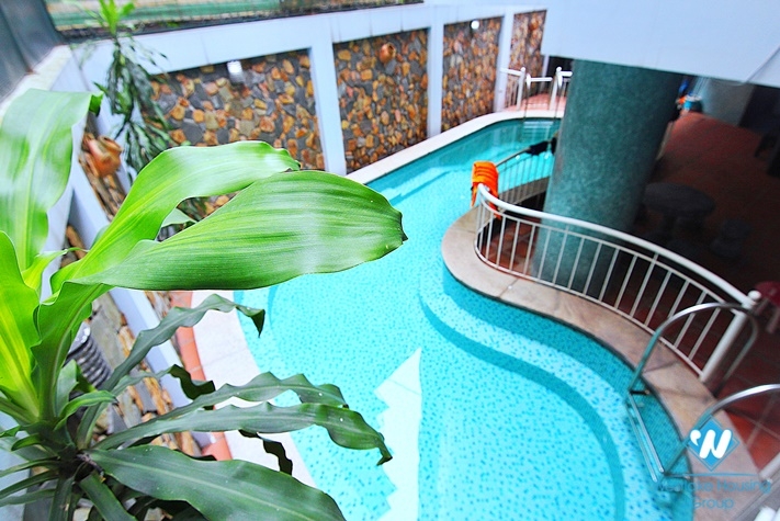 Spacious villa with swimming pool for rent in To ngoc van, Tay ho