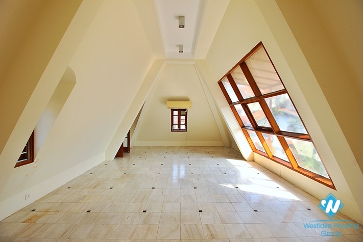 Stunning villa with large yard and garden in To Ngoc Van st, Tay Ho, Ha Noi