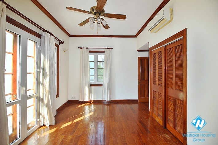 Stunning villa with large yard and garden in To Ngoc Van st, Tay Ho, Ha Noi