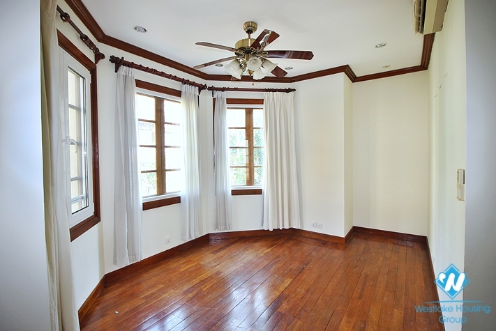 Stunning villa with large yard and garden in To Ngoc Van st, Tay Ho, Ha Noi