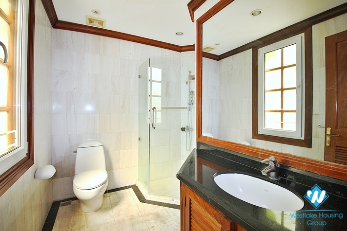 Stunning villa with large yard and garden in To Ngoc Van st, Tay Ho, Ha Noi