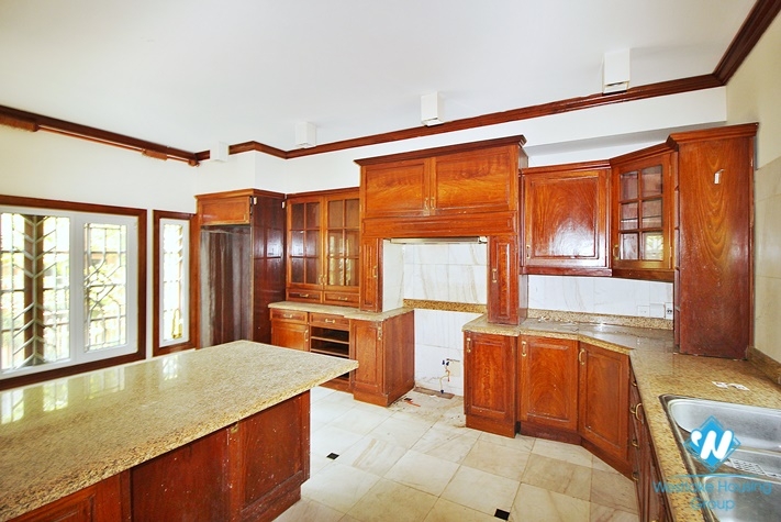 Stunning villa with large yard and garden in To Ngoc Van st, Tay Ho, Ha Noi