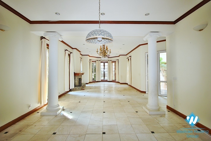 Stunning villa with large yard and garden in To Ngoc Van st, Tay Ho, Ha Noi