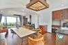 Lake view 4 bedrooms duplex apartment for rent in To Ngoc Van st, Tay Ho, Ha Noi