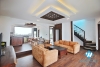 Lake view 4 bedrooms duplex apartment for rent in To Ngoc Van st, Tay Ho, Ha Noi