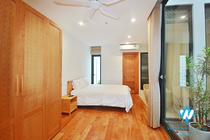 Lake view and new penhouse with four bedrooms for rent in Tay Ho, Ha Noi