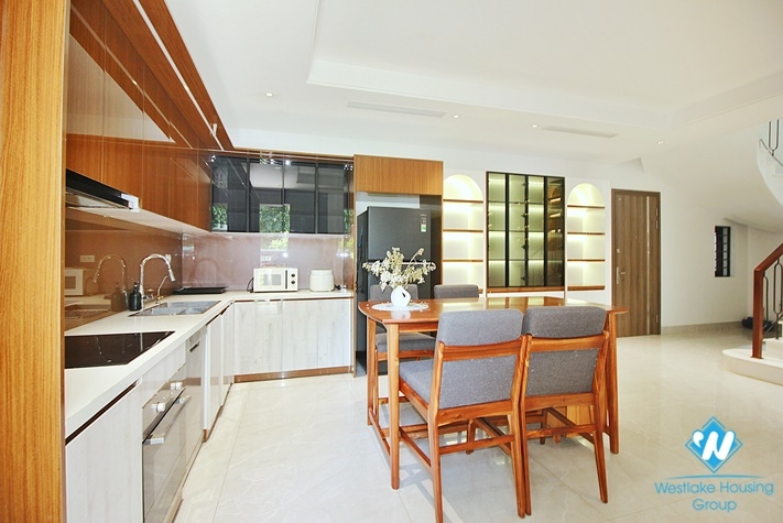 Modern house with full furnished for rent in Dang Thai Mai st, Tay Ho District 