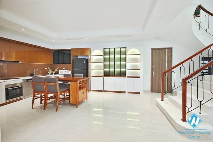 Modern house with full furnished for rent in Dang Thai Mai st, Tay Ho District 
