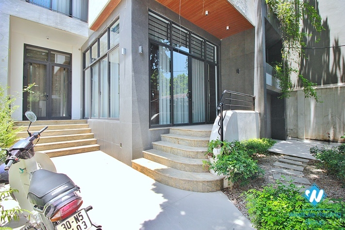 Modern house with full furnished for rent in Dang Thai Mai st, Tay Ho District 