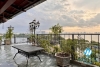 A nicely high floor and elegant apartment for rent in Truc Bach