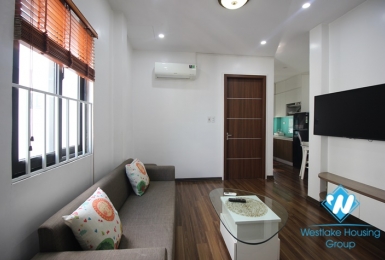 One bedroom in hight floor apartment for rent in Trinh Cong Son st Tay Ho district.