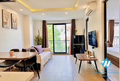 Nice and bright 1 bedroom apartment for rent in Trinh Cong Son st Tay Ho