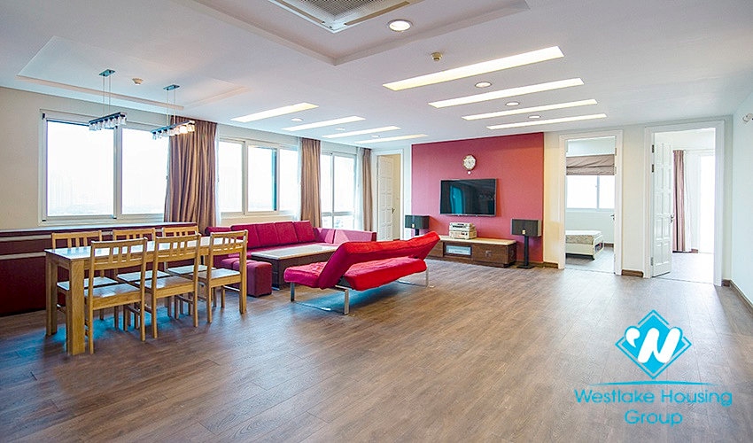 Spacious five bedrooms apartment for rent in E building, Ciputra