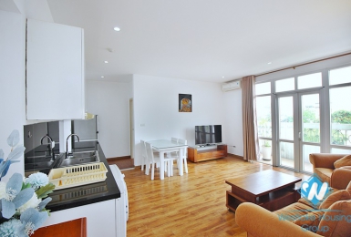 Lake view two bedroom apartment for rent in Tay Ho, Hanoi 