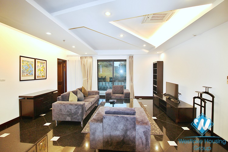 Luxurious 3 beds apartment for rent in Dang Thai Mai street, Tay Ho