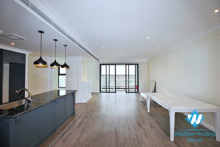 Brand new 3 beds apartment for rent in D'leroi Soleil building, Xuan Dieu, Tay Ho