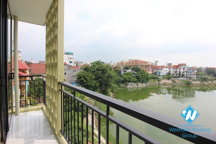 Nice 1 bedroom apartment  with lakeview for rent in Au Co st, Tay Ho area.