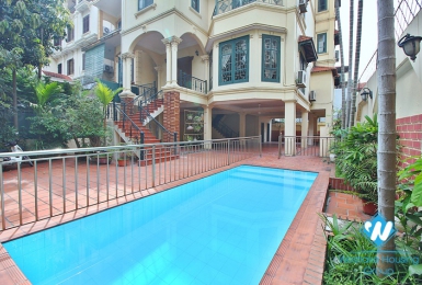 Spacious house with outdoor pool for rent in To Ngoc Van st, Tay Ho