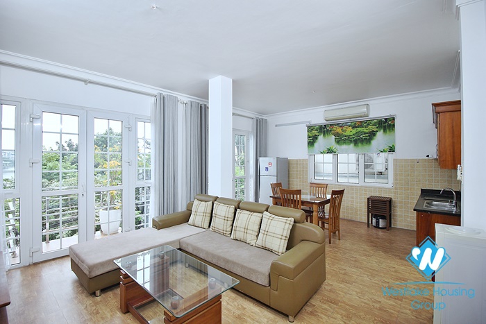 A spacious 1 bedroom with nice view in Tu hoa, Tay ho, Hanoi