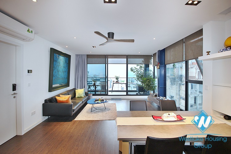 High-end 1 bed apartment with lake view for rent in To Ngoc Van street, Tay Ho