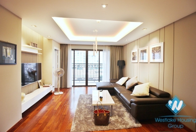 Morden two bedrooms apartment for rent in De Leroi Soleil building, Xuan Dieu, Tay Ho