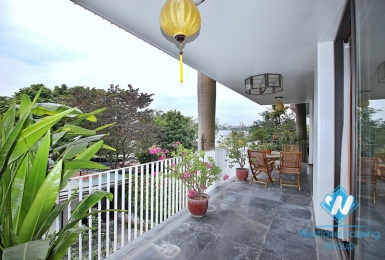 Spacious 4 beds apartment for rent in Dang Thai Mai area, Tay Ho