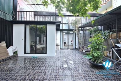 A beautiful 3 bedroom house with big yard for rent in Tay ho, Ha noi