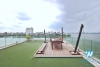 Lake view 1 bedroom apartment with huge balcony for rent in Quang An, Tay Ho