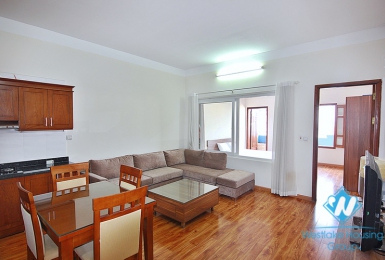 Spacious apartment in the high floor is available for rent in Tay Ho, Hanoi