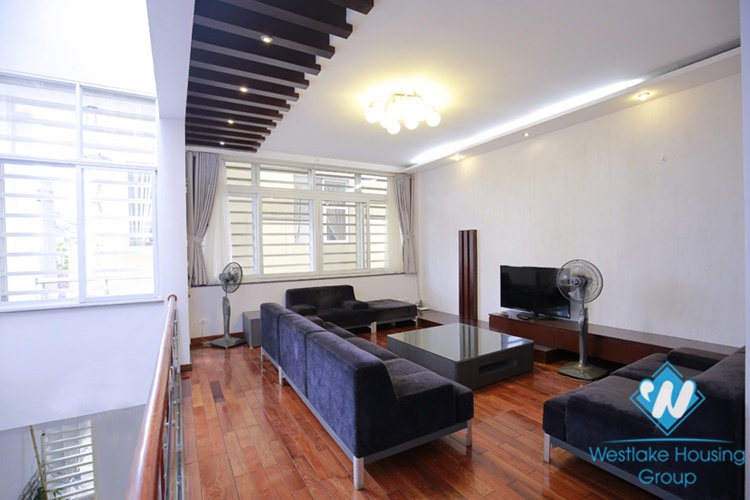 A pretty four bedrooms house for rent in Dang Thai Mai area, Tay Ho