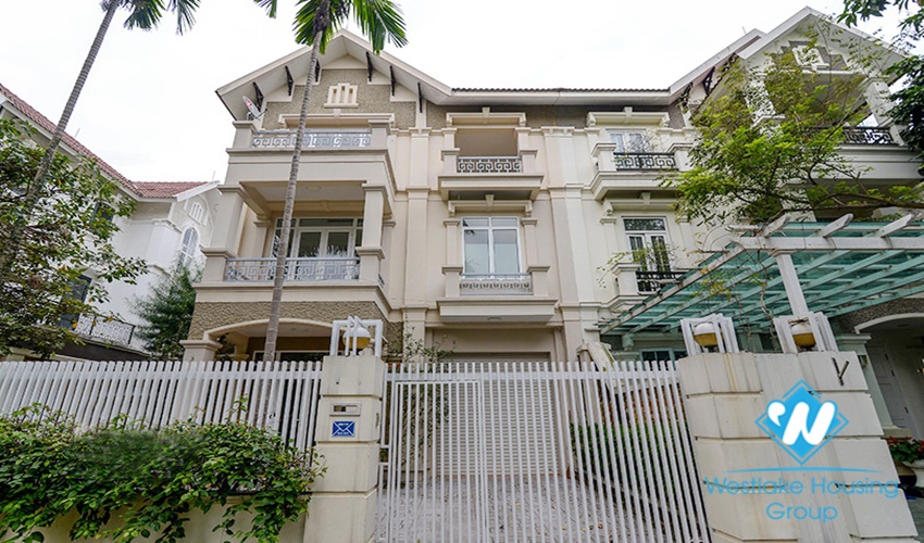 River-view five bedrooms house for rent in T block, Ciputra
