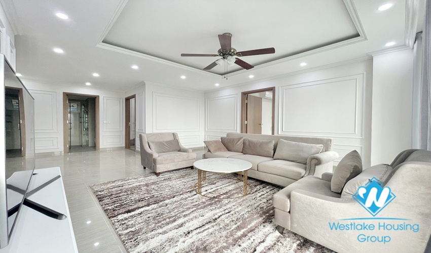 A new and modern 3 bedroom apartment for rent in Ciputra, Tay ho , Ha noi