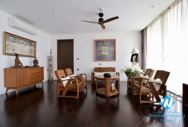 A charming  4beds flat for lease in Ton That Thiep st, Hoan Kiem