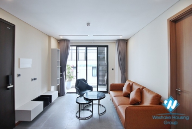 Morden and high floor 3 beds apartment for rent in Tay Ho area