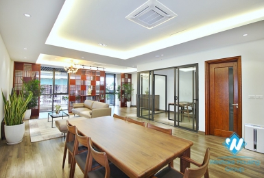 Morden and spacious 3 beds apartment for rent in Au Co st, Tay Ho