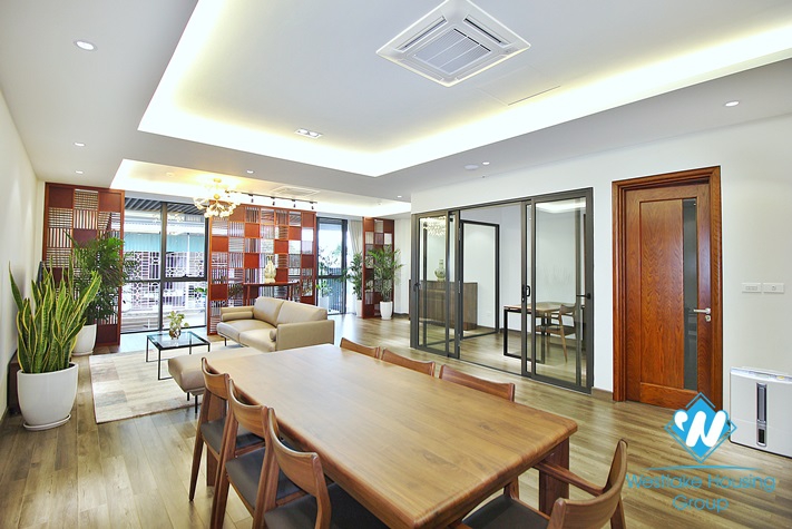Morden and spacious 3 beds apartment for rent in Au Co st, Tay Ho