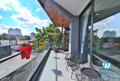 A cutie 2 bedrooms apartment for rent in Nghi Tam st, Tay Ho