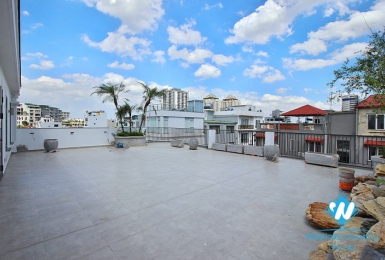 Giant terrace penhouse 4beds apartment for rent in To Ngoc Van st, Tay Ho