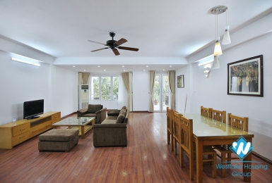 Spacious two bedroom apartment with lake view for rent on Nhat Chieu