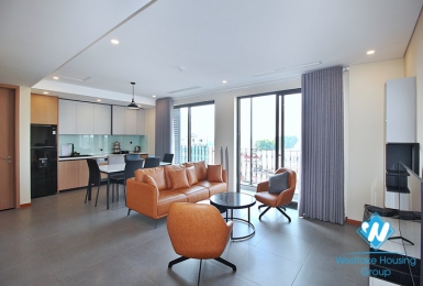 High floor and morden 3 beds apartment for rent in Tay Ho