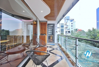 Spacious 4 bedrooms apartment for rent in To Ngoc Van st, Tay Ho