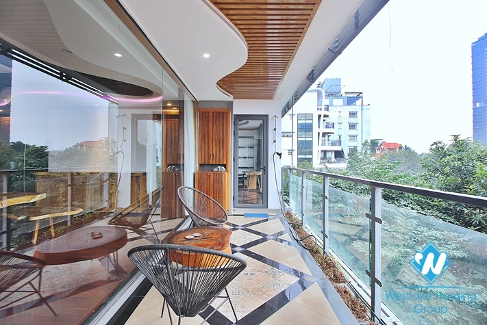 Spacious 4 bedrooms apartment for rent in To Ngoc Van st, Tay Ho