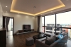 Lake view and high floor 3beds apartment for rent in Dang Thai Mai st, Tay Ho