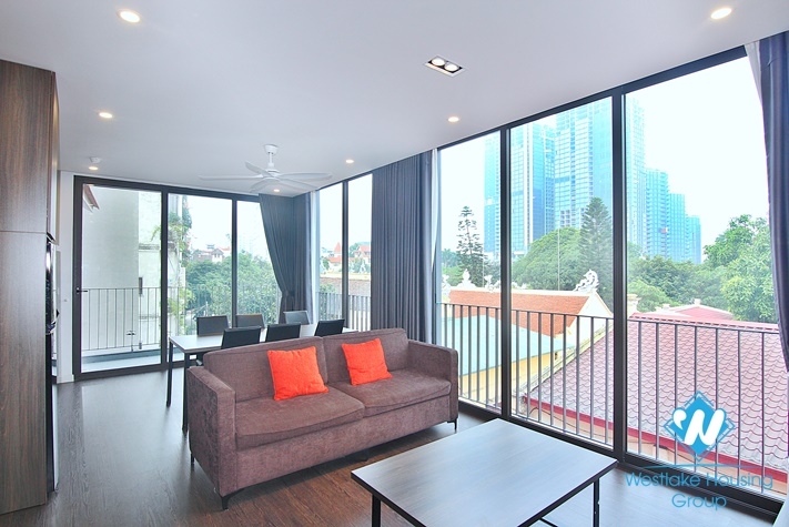 Morden 2 bedrooms apartment for rent in To Ngoc Van Street, Tay Ho