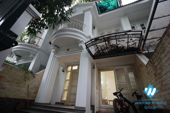 Four bedrooms house for rent in C block, Ciputra, Tay Ho