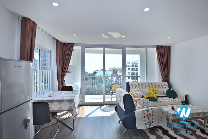 Renovated and lake view one bedroom apartment for rent in To Ngoc Van, Tay Ho